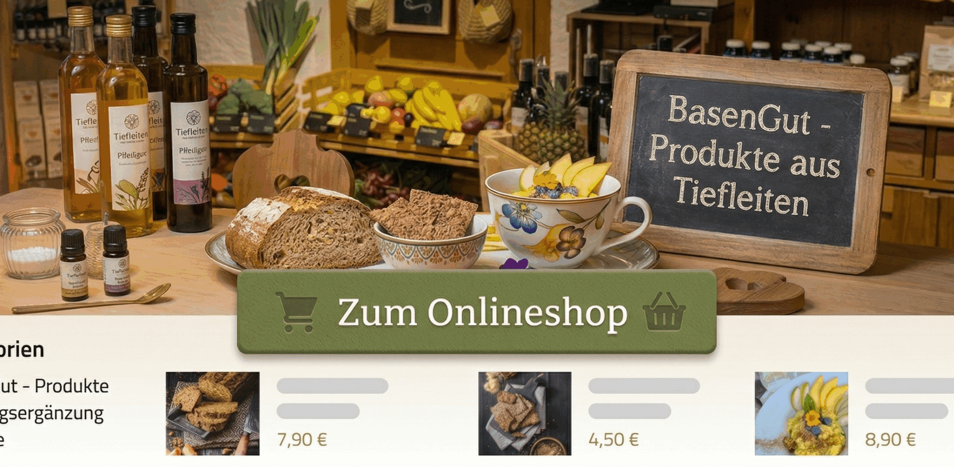 Tiefleiten Onlineshop